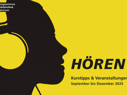 Titel·seite von der Broschüre zum Themen·schwerpunkt Hören.