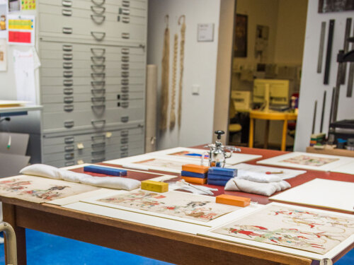 Blick in die Werkstatt