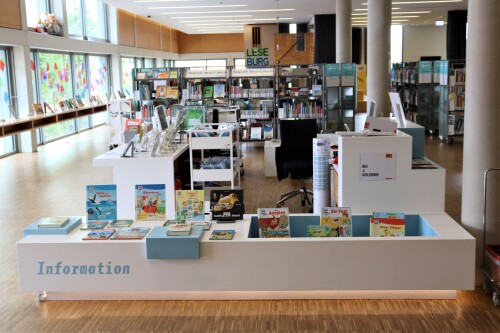 Blick in die Kinderbibliothek in der Stadtbibliothek Zentrum © Stadt Nürnberg