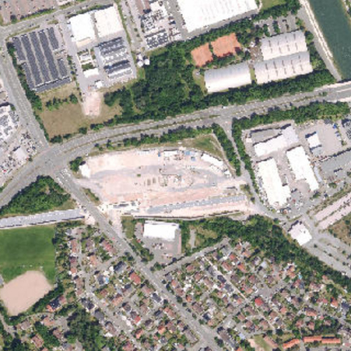Luftbild des Geltungsbereichs © Bayerische Vermessungsverwaltung