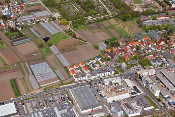 Schrägluftbild Großreuth h.d.V. West