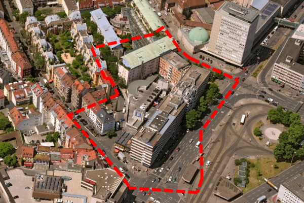 Luftbild Geltungsbereich Bebauungsplan Nr. 3761