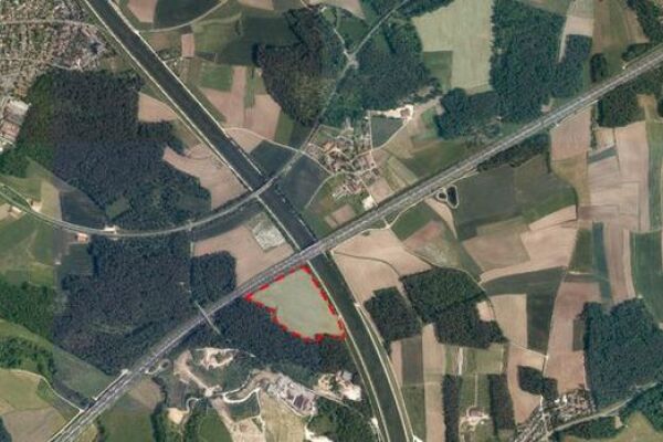 Luftbild des Geltungsbereichs der 32. FNP Ä und BP 4682