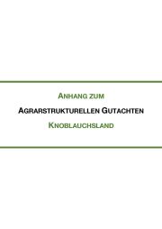 2017 Knoblauchsland Agrarstruk Gutachten Ortsteilsteckbriefe