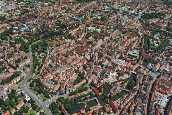 Nördliche Altstadt, Luftbild