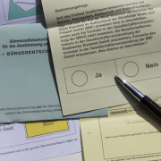 Symbolbild: Stimmzettel eines Bürgerentscheids