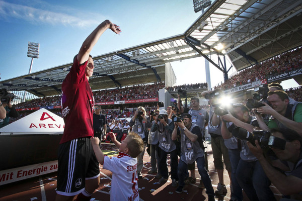 1.FCN-Hoffenheim: Abschiedsspiel von Marek Mintal.