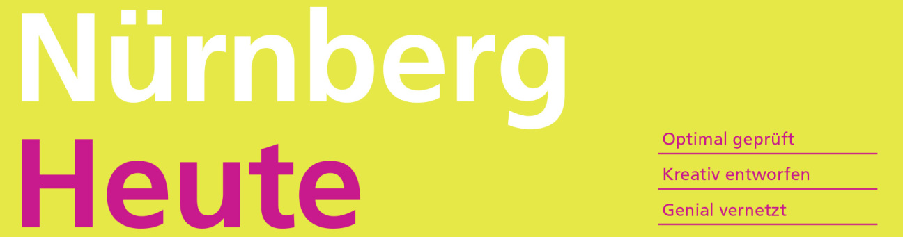 Bild © Presse- und Informationsamt Titelbalken der Zeitschrift Nürnberg Heute, Bild © Presse- und Informationsamt