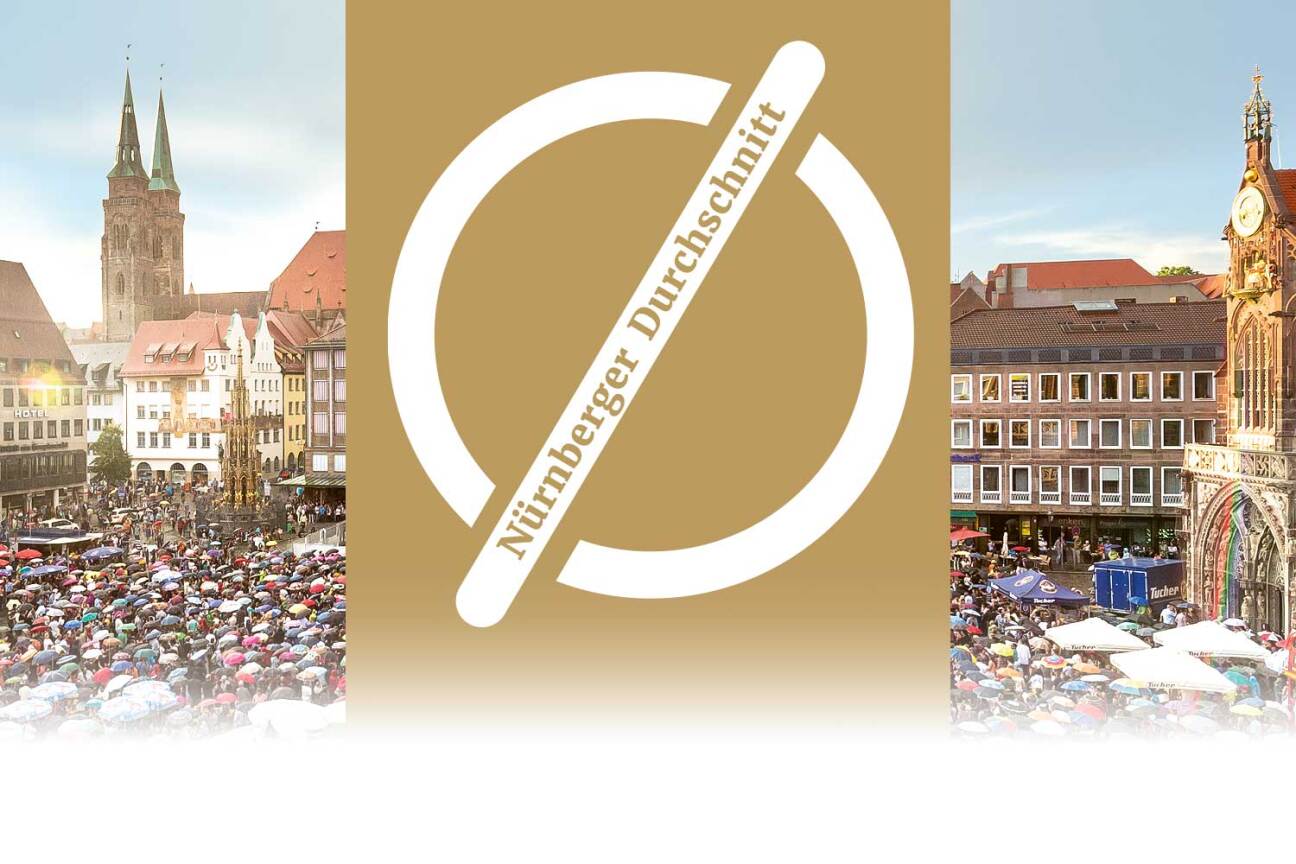 Bild © Uwe Niklas / Stadtgrafik/Stadt Nürnberg Nürnberger Durchschnitt - Nürnberg Heute 2023, Bild © Uwe Niklas / Stadtgrafik/Stadt Nürnberg