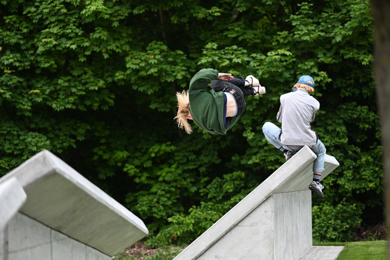 Skater auf der Skateanlage in der Münchener Straße, Bild © Christine Dierenbach / Stadt Nürnberg