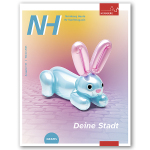 Nürnberg Heute 118 Titel Dürerhase aus Luftballons (mit quadratischem Hintergrund)