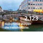 Pegnitz Blick auf die Fleischbrücke "Nürnberg Heute" Ausgabe 113