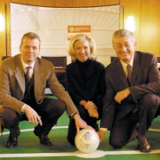 Oberbürgermeister Dr. Ulrich Maly, Kulturreferentin Prof. Dr. Julia Lehner und Sportbürgermeister Horst Förther.