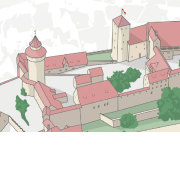Nürnberg Heute Ausgabe 113 Grafik Kaiserburg und Stadtbefestigung: Wahrzeichen und Besuchermagnet