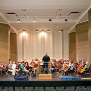 Die Nürnberger Symphoniker proben in der Kongresshalle.