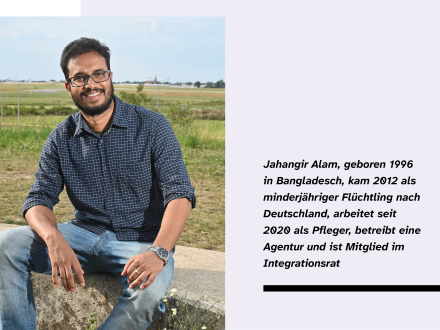 Bild von der Geschichte zur Einbürgerung im neuen Heft Nürnberg Heute 118.