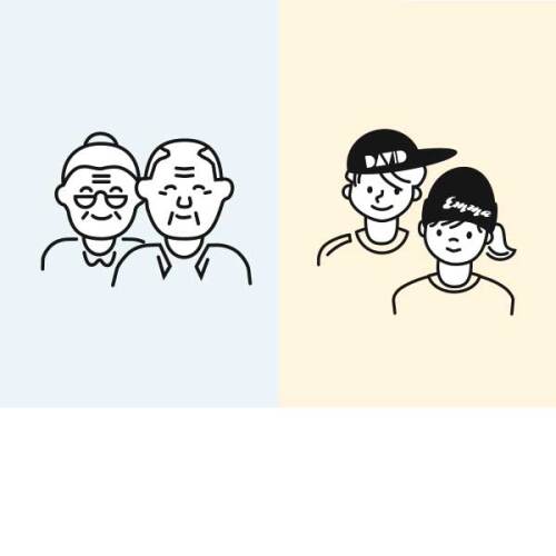 Seniorentreff und Skatepark, Klassik-Open-Air-Familienkonzert und mit Opa zum Club. Ein Blick auf die jüngsten  und die ältesten Bewohnerinnen und Bewohner der Stadt. © Infografik: Elisabeth Dötzer / Stadt Nürnberg