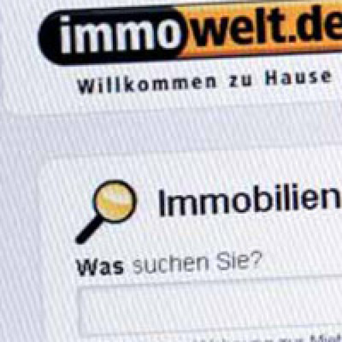 © Peter Roggenthin Ausschnitt des Webportals Immobwelt mit Suchleiste © Peter Roggenthin