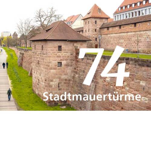 © Christine Dierenbach / Stadt Nürnberg Stadtmauer am Frauentorgraben © Christine Dierenbach / Stadt Nürnberg