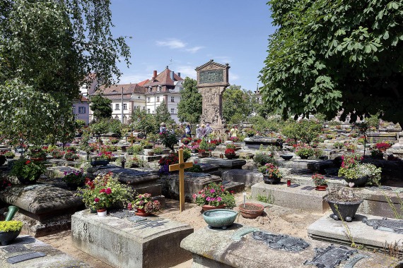 Blick über den Johannisfriedhof