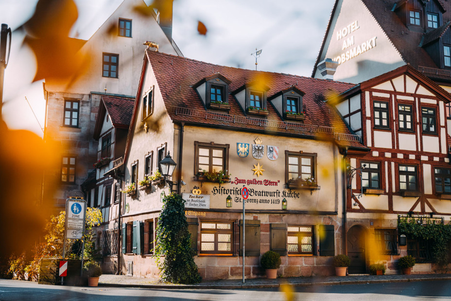 Historische Bratwurstküche am Jakobsmarkt., Bild © Kristof Göttling