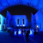Die Katharinenruine bietet eine spektakuläre Kulisse für die Blaue Nacht.