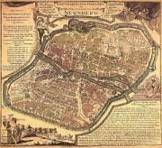 Stadtplan von Seutter, um 1733