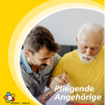 Titelbild  Fokus Familie: Pflegende Angehörige