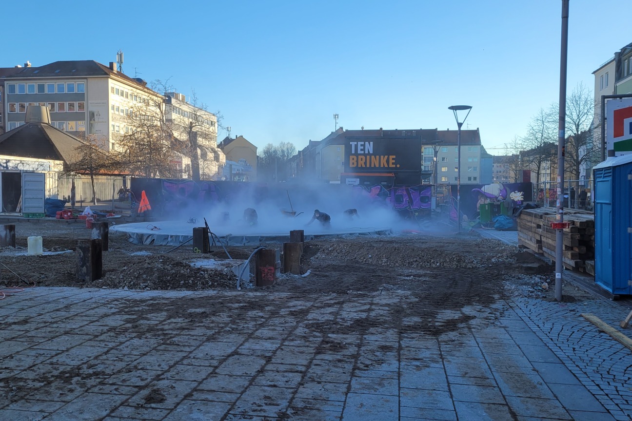 begehbarer Spielbrunnen, Bild © Dunja Garski / Stadt Nürnberg