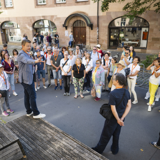 Perspektive Innenstadt mit OBM Marcus König
