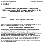 Teasergrafik Bekanntmachung Zur Einsicht In Das Wählerverzeichnis