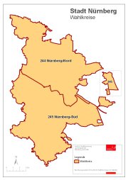 Stadt Nürnberg - Wahlkreise