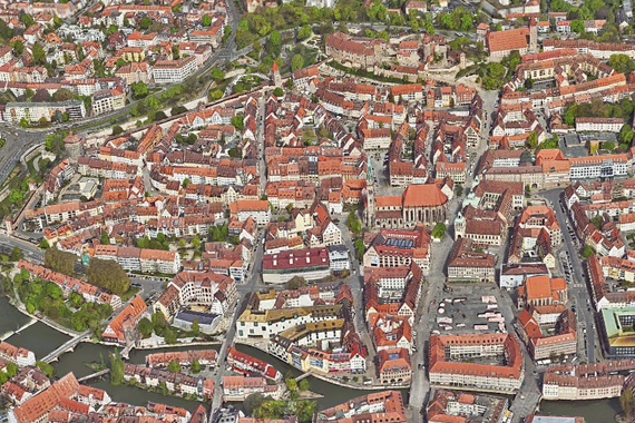 Kachel-Grafik der Stadtteile Nürnbergs