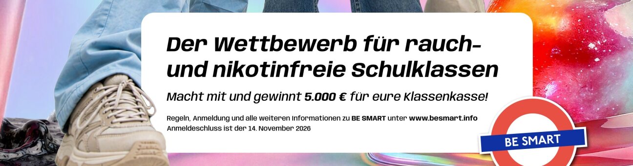 Das Logo BE SMART – DON’T START ist im Besitz des Transport for London und ein eingetragenes Warenzeichen.