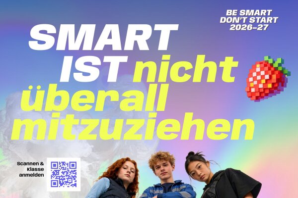 Das Logo BE SMART – DON’T START ist im Besitz des Transport for London und ein eingetragenes Warenzeichen.
