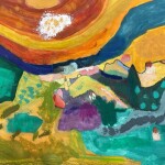 künstlerisches buntes Bild