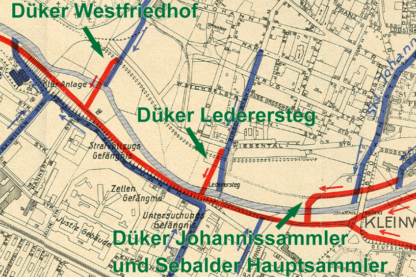 Hauptzuführungskanal, Düker 1 bis 3, Bild © Stadtarchiv Nürnberg