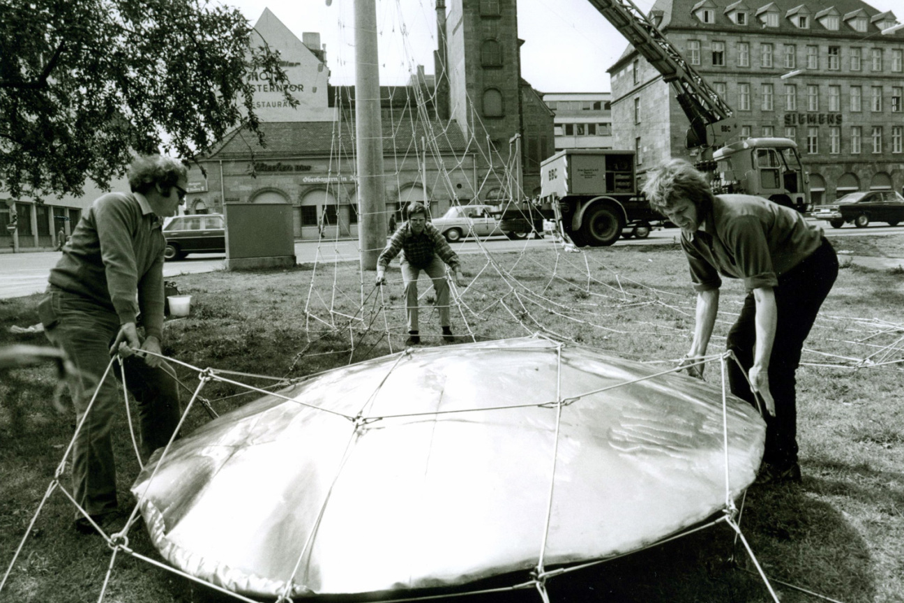 Ansgar Nierhoff Werk Ohne Titel 1971, Bild © Bild: Stadtarchiv Nürnberg_stadtarch_a_40_l_1141n12_sept
