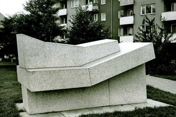 Kornbrust Leo Nürnberger Stein, 1971 Granit Skulptur