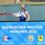 3-fache bayerische Meisterin im Rudern: Mia Tetiwa