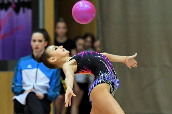 Karina Romanyuk beim Pastorelli Cup 2026 in Nürnberg.