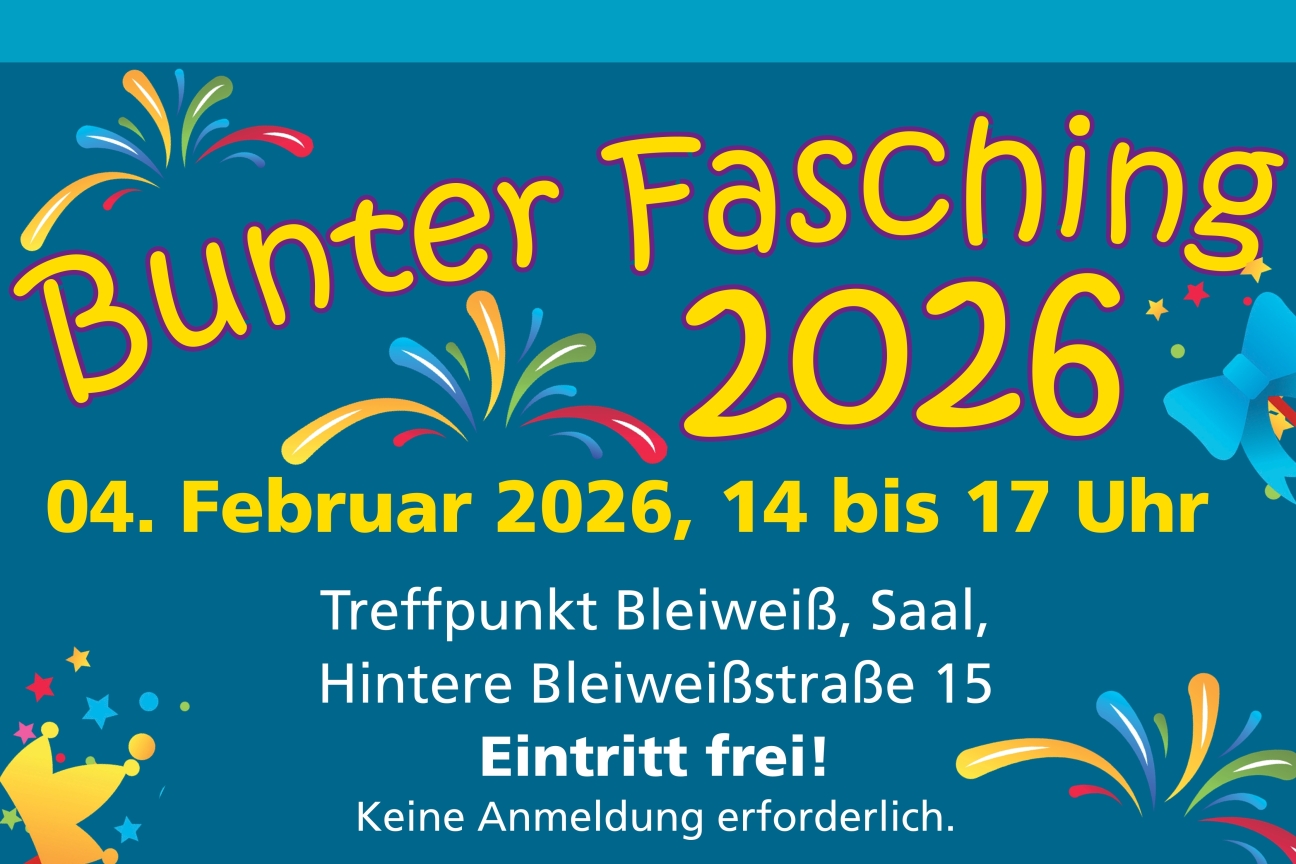 Bunter Fasching im Treff Bleiweiß 2026