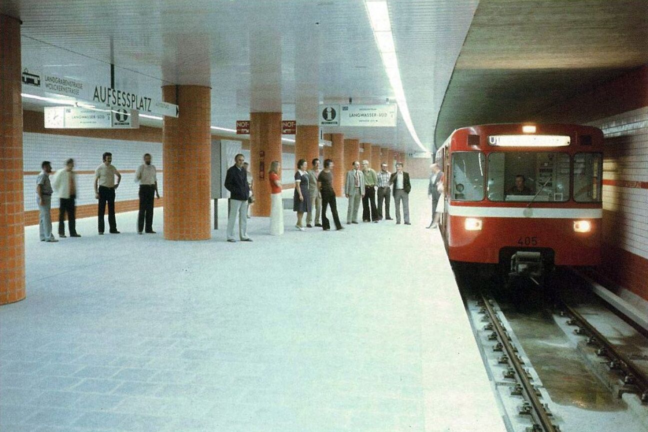 U-Bahnhof Aufsessplatz, Bild © U-Bahnhof Aufsessplatz