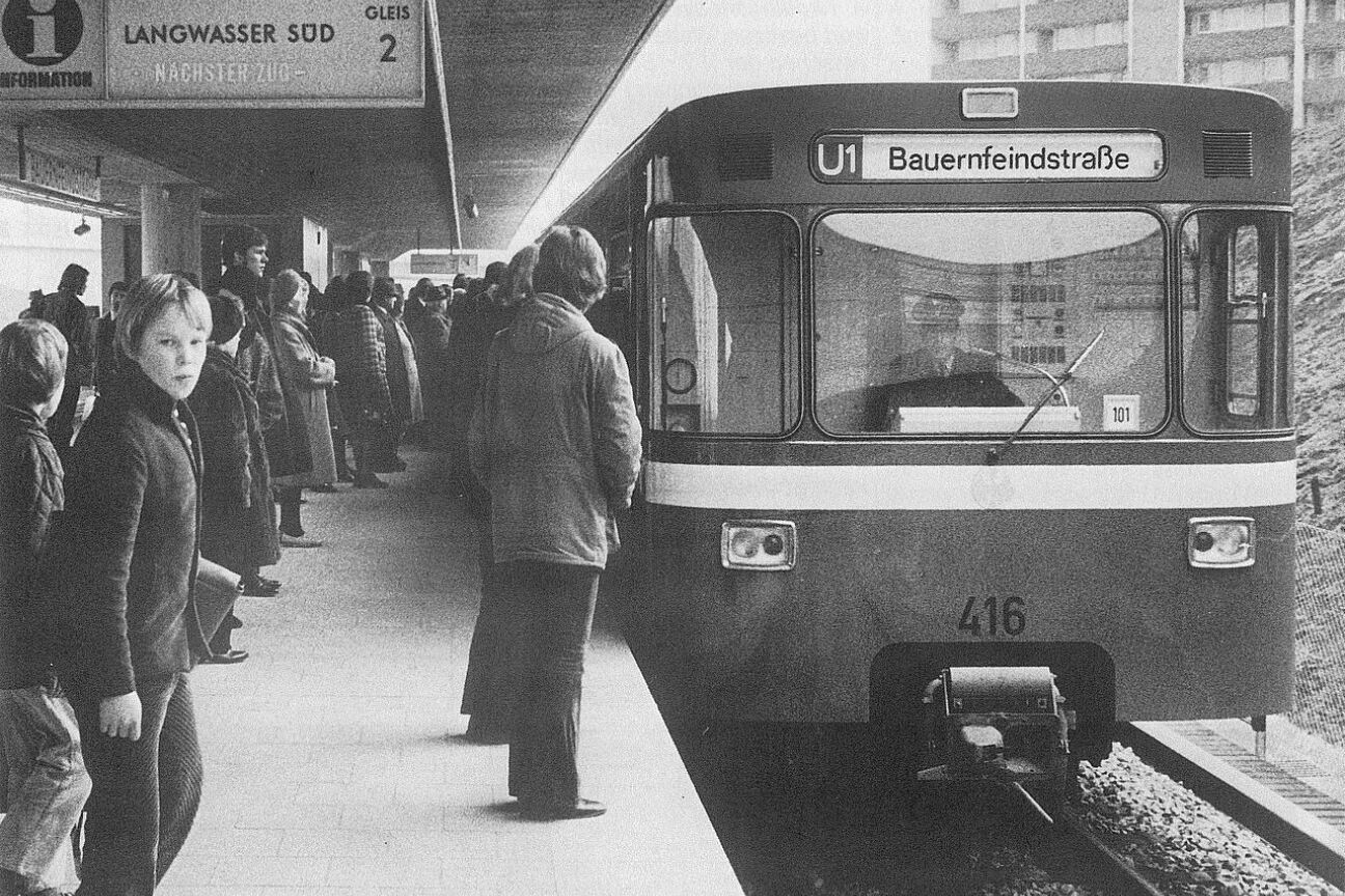 U-Bahnhof Bauernfeindstraße, Bild © Bildstelle Hochbauamt