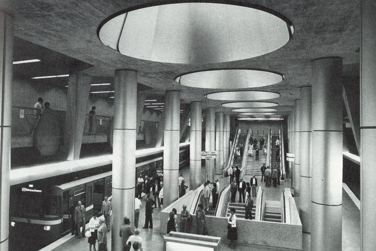 U-Bahnhof Plärrer, Bild © Bildstelle Hochbauamt