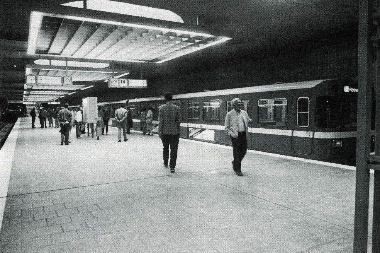 U-Bahnhof Röthenbach, Bild © Bildstelle Hochbauamt