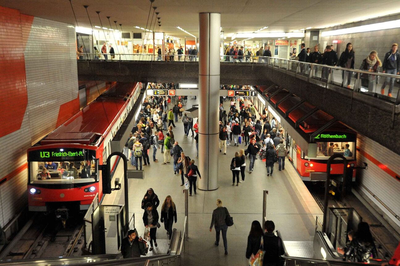 U-Bahnhof Hauptbahnhof, Bild © U-Bahnhof Hauptbahnhof