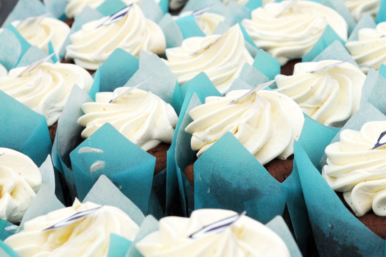 Bild © Die Jubiläumscupcakes der Berufsschule 3 Nürnberg Die Jubiläumscupcakes, Bild © Die Jubiläumscupcakes der Berufsschule 3 Nürnberg