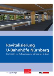 Deckblatt Broschüre Revitalisierung der U-Bahnhöfe in Nürnberg