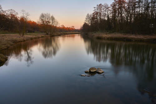 Pegnitztal West in der Dämmerung